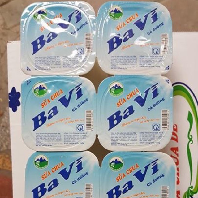 1 thùng 48h Sữa chua Ba Vì có đường