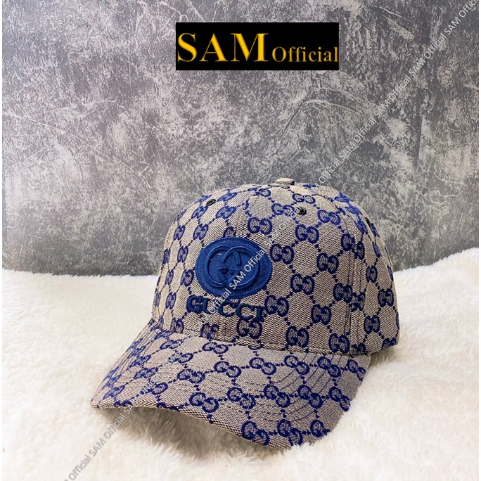 Mũ lưỡi trai GC xanh xám nam nữ- Sam Official -Freesize -Freeship extra - Nón kết VNXK