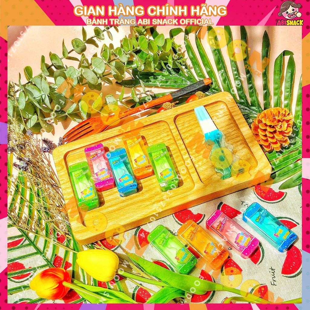 kẹo vị trái cây siêu lạ mở ra là kẹo ngậm fruit knife candy cây 8g
