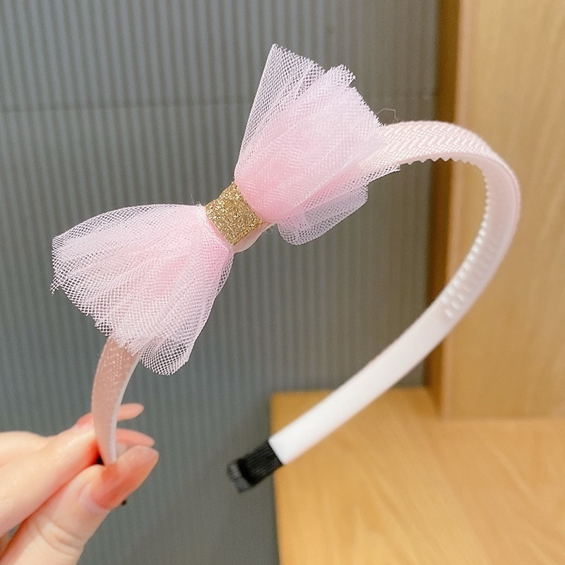 Băng Đô Cài Tóc Đính Hoa Kiểu Công Chúa Dễ Thương Cho Bé Gái