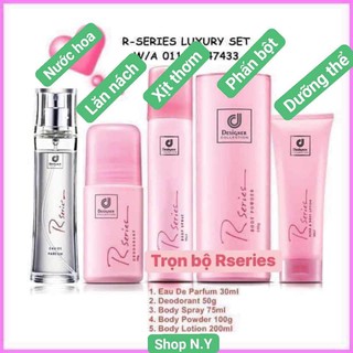 Bộ 3 dưỡng thể + xịt body + lăn nách Rseries