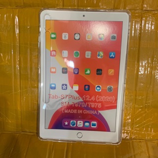 Ốp lưng silicon cho Samsung Tab S7 Plus/ T976 trong suốt