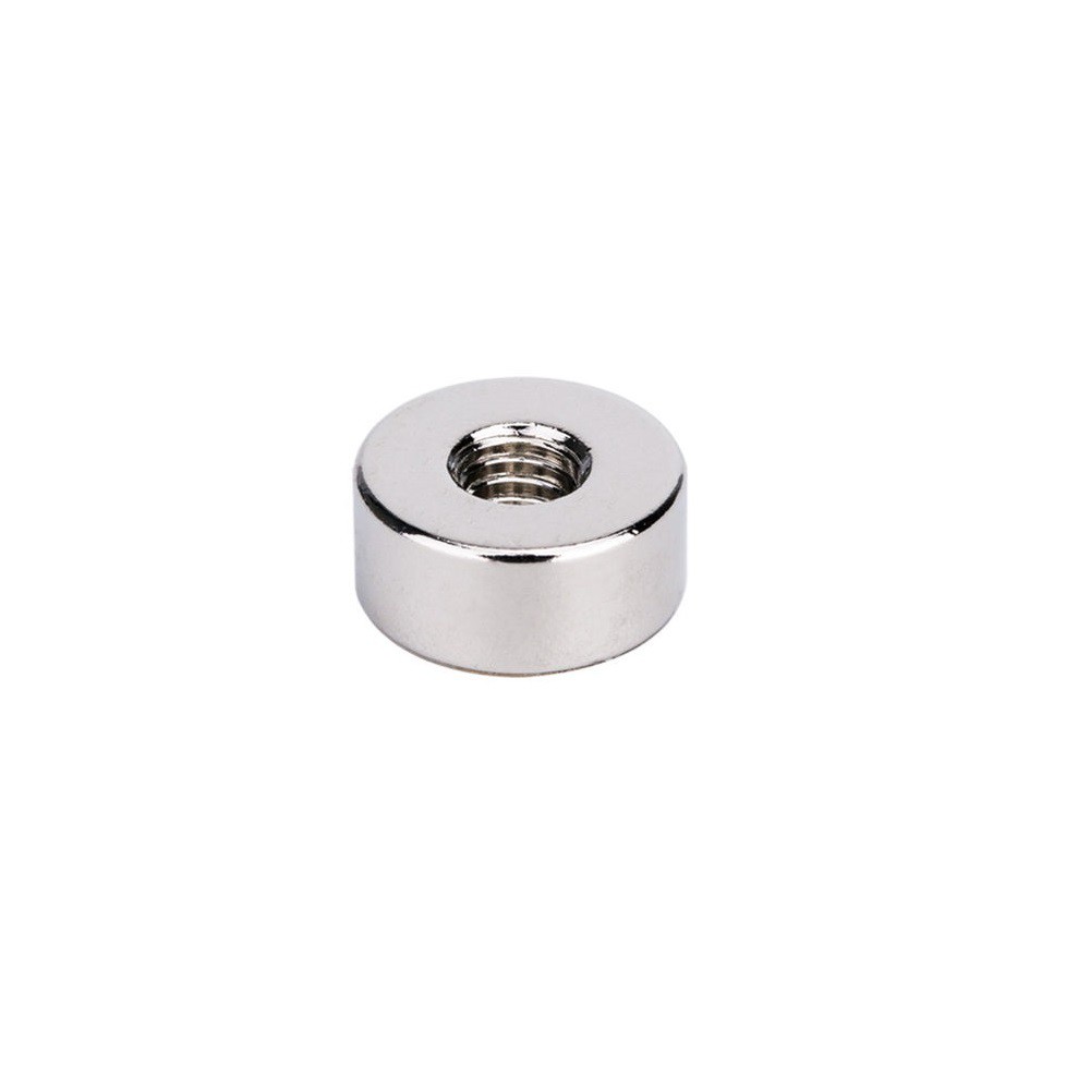 NÚT DÁN SHUTTER BUTTON KIM LOẠI JJC CÓ REN (SILVER)