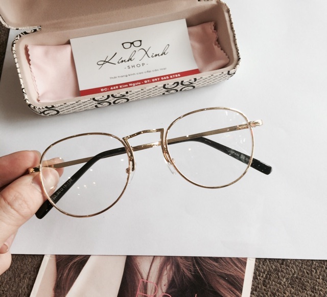 Kính Vintage Kim loại thời trang