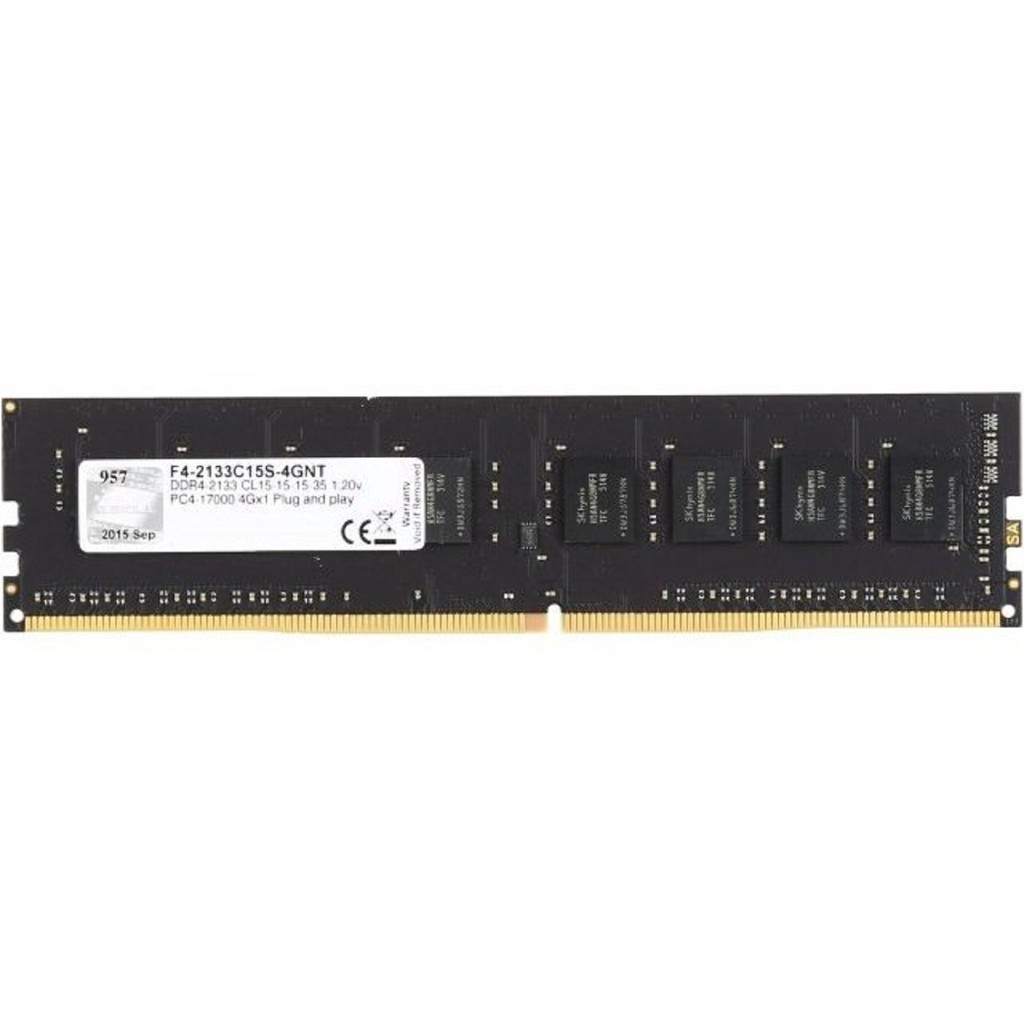 [Mã ELFLASH5 giảm 20K đơn 50K] Ram GSKill DDR4 8GB/4GB bus 2400-2133MHz