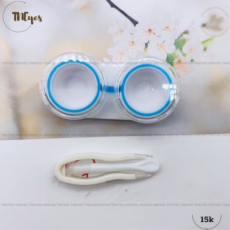 Khay Mini Đựng Lens Kính Áp Tròng Có Gương Full Dụng Cụ Đeo