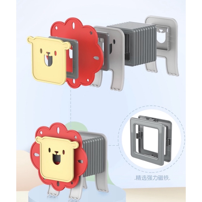 Bộ xếp hình lắp ghép từ tính nhiều chi tiết cho bé phát triển tư duy- Bond Kids