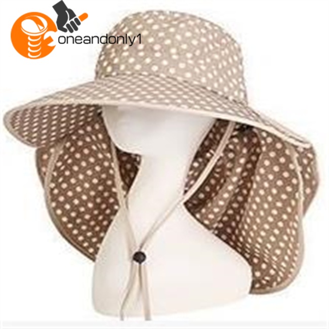 Nón Chống Nắng / Tia uv / Gió Kèm Tấm Che Mặt Tiện Dụng Cho Hoạt Động Ngoài Trời