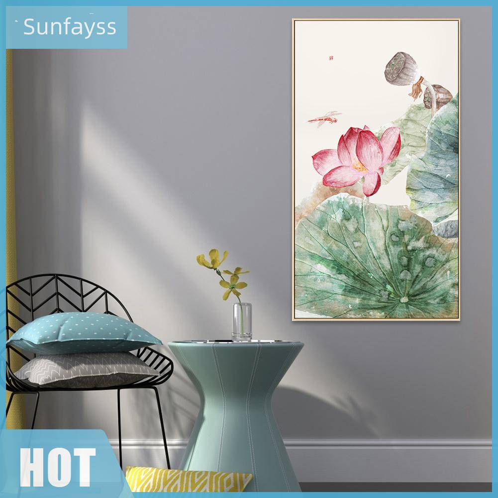 Bộ Tranh Thêu Chữ Thập Tự Làm 11CT Hình Hoa Sen Xinh Xắn