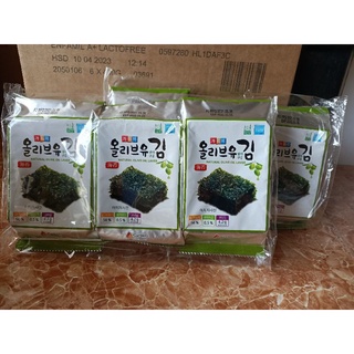 1LỐC 3 GÓI RONG BIỂN ĂN LIỀN HÀN QUỐC Oliu