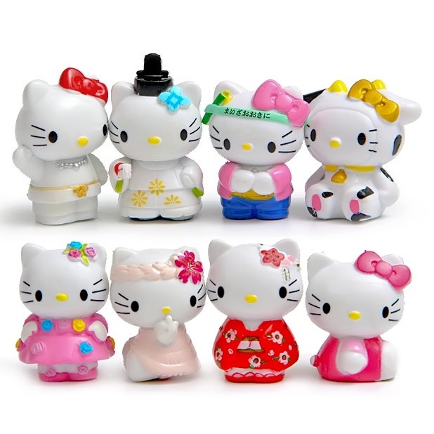 Mô Hình Mèo Hello Kitty Xinh Xắn Dùng Để Trang Trí