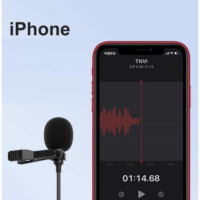 [Mã ELHACE giảm 4% đơn 300K] Micro thu âm cài áo cho Iphone TNVI T1