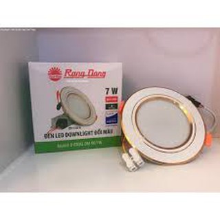 Đèn Downlight viền bạc / vàng 90/7W