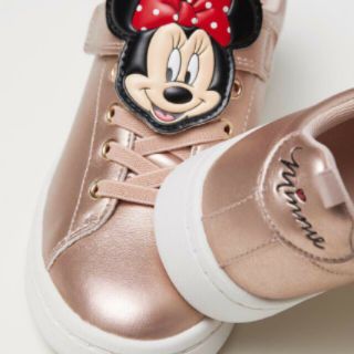 Giầy Sneaker nhũ đồng Mickey HM