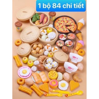 Bộ đồ chơi nấu ăn 84 chi tiết cho bé tìm hiểu.làm quên với các món ăn