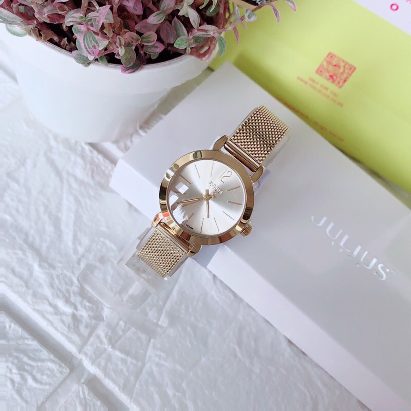 Đồng hồ nữ Julius chính hãng Hàn Quốc JA 732 Vàng