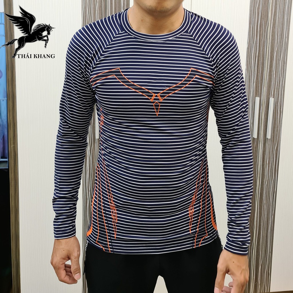 Áo giữ nhiệt nam thể thao dài tay nhiều màu có size dưới 75kg | BigBuy360 - bigbuy360.vn