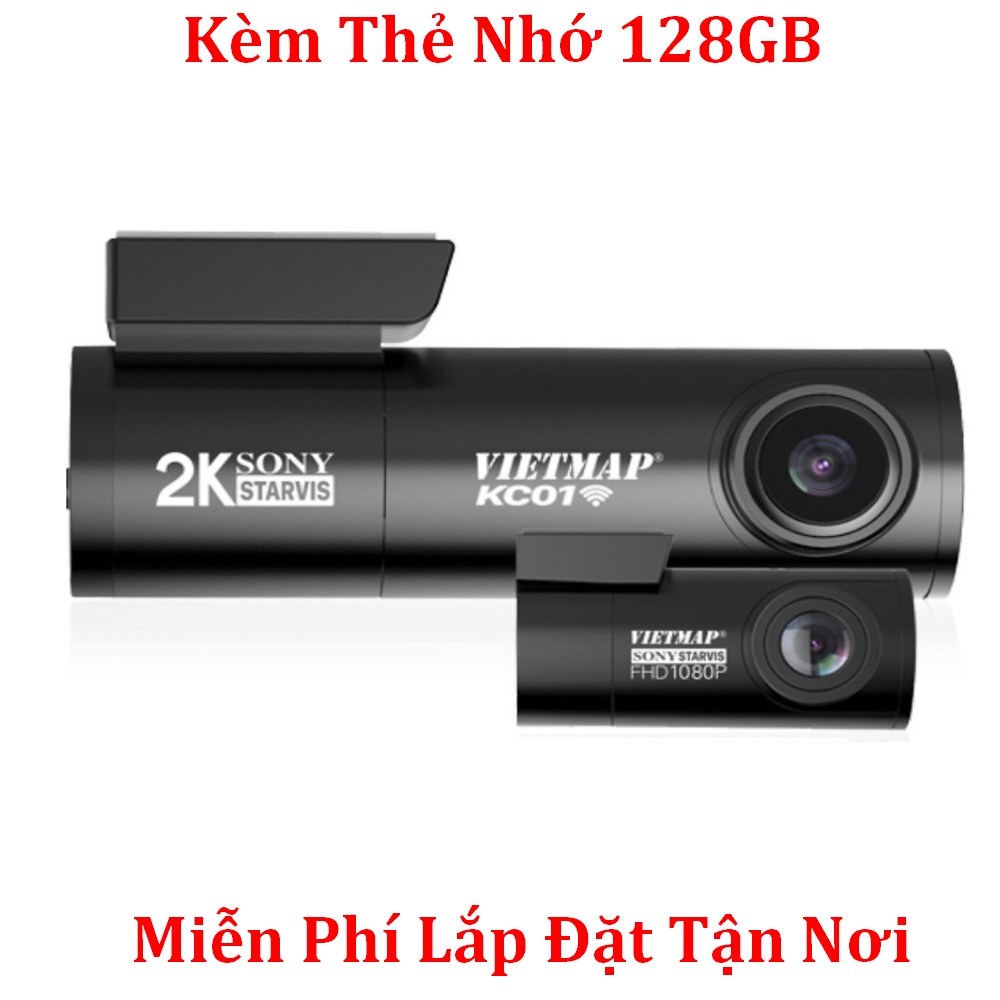 Vietmap KC01 CBGT - Camera Hành Trình Cảnh Báo Giao Thông - Bảo Hành Điện Tử 12 Tháng Chính Hãng Vie
