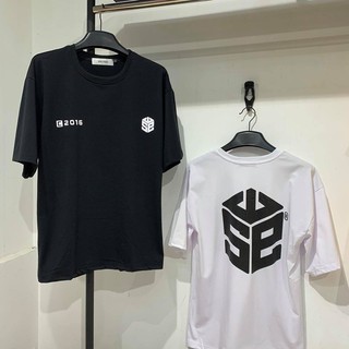 ÁO THUN TAY LỞ SWE C2016 TRẮNG ĐEN BASIC - GIN STORE