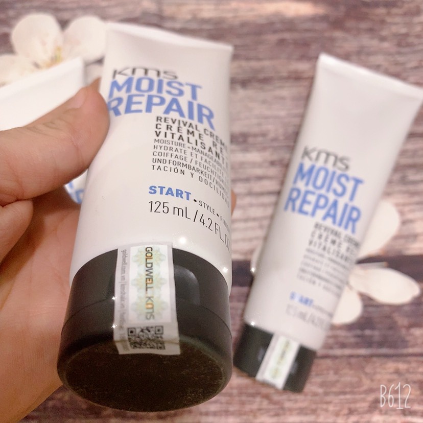 Kem dưỡng tóc hoặc kem xả khô KMS Goldwell Moist Repair Revival CREME 125ml