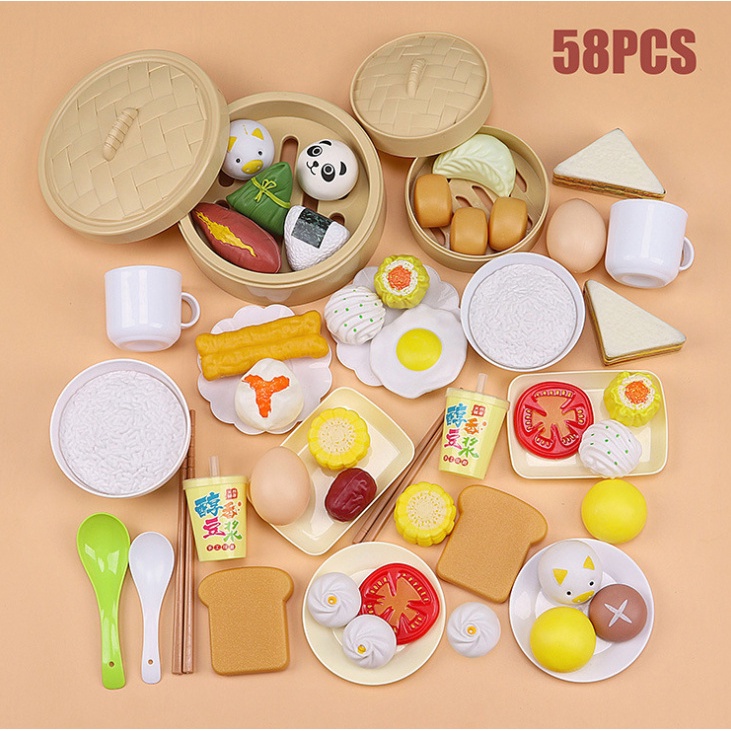 Bộ Bánh Bao 58 Chi Tiết - BX2496