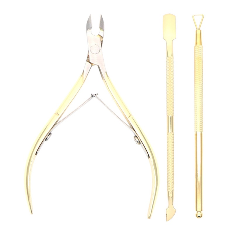 Bộ 3 Dụng Cụ Cắt Tỉa Lông Mày Bằng Thép Không Gỉ Màu Cầu Vồng YOUYO