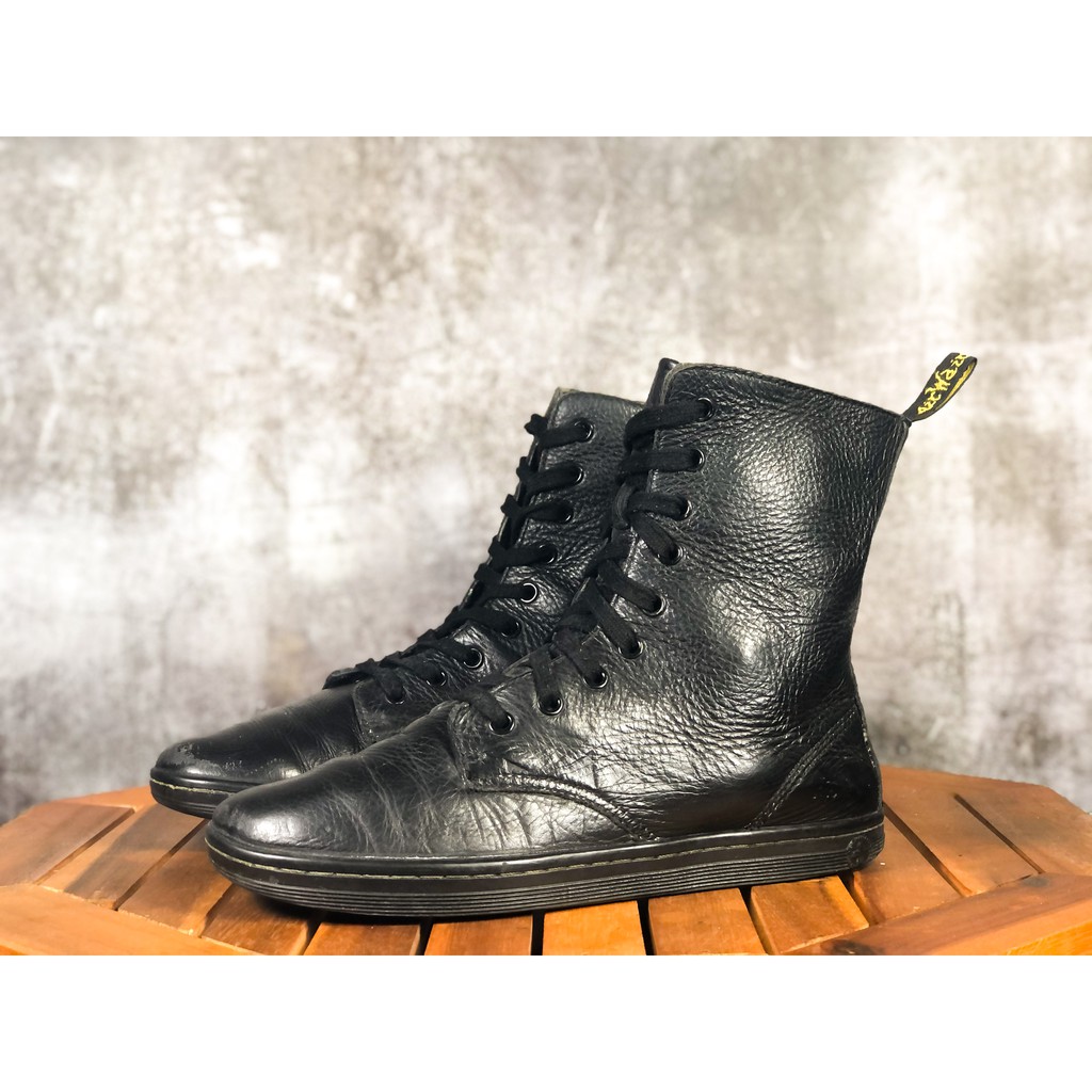 (SIZE 39) Giày chính hãng 2hand DR MARTENS 1460 SMOOTH LEATHER LACE UP BOOTS