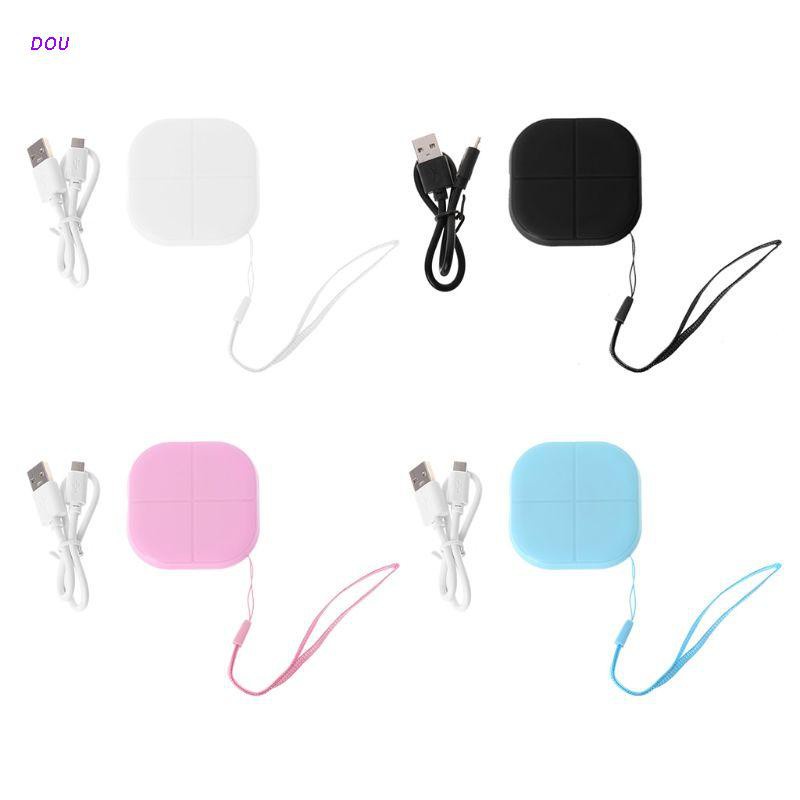 DOU Mini Square QI Wireless Charger for Samsung S10 Note 10 8 9 Plus Wireless Charging Pad for iPhone 11 Pro Max X XS XR Huawei Xiaomi