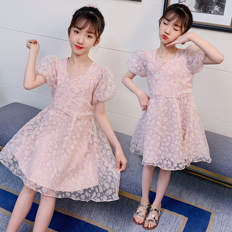 VL72 Size110-160 (15-40kg) Váy Đầm bé gái (Đầm babydoll công chúa) Thời trang trẻ Em hàng quảng châu