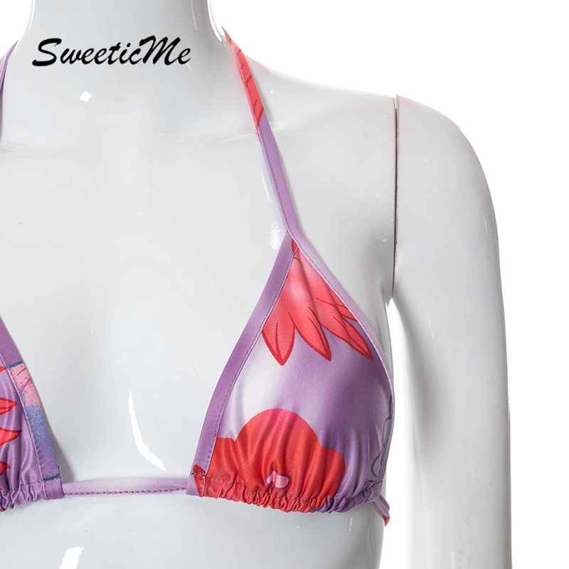 Bộ Đồ Bơi SweeticMe Tay Loe Thời Trang Nữ 2022