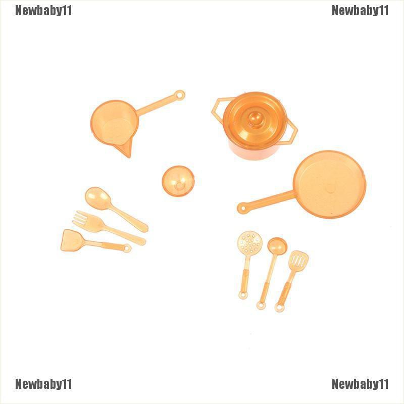 Set 10 Dụng Cụ Ăn Uống Mini Trang Trí Nhà Búp Bê