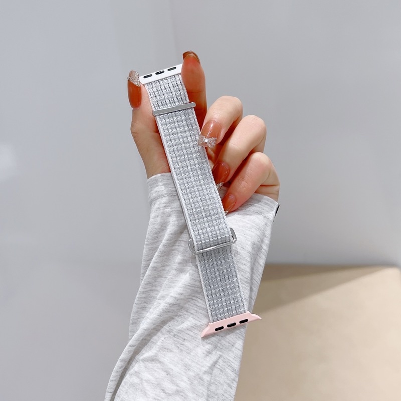 Dây Đeo Nylon Cho Đồng Hồ Thông Minh Apple Watch 40mm 44mm 42mm 38mm iwatch Series 4 5 Se 7 6 41mm 45mm