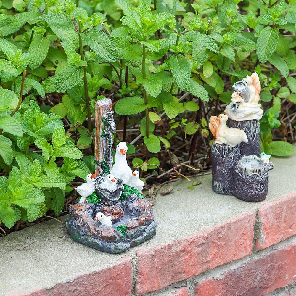 KUNHEV Tượng Vịt Sử Dụng Năng Lượng Mặt Trời Trang Trí Sân Vườn