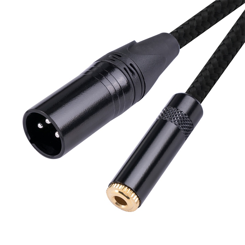 Dây Cáp Âm Thanh Chuyển Đổi Cổng XLR 3 5mm Sang XLR 3Pin Chuyên Dụng Cho Mic