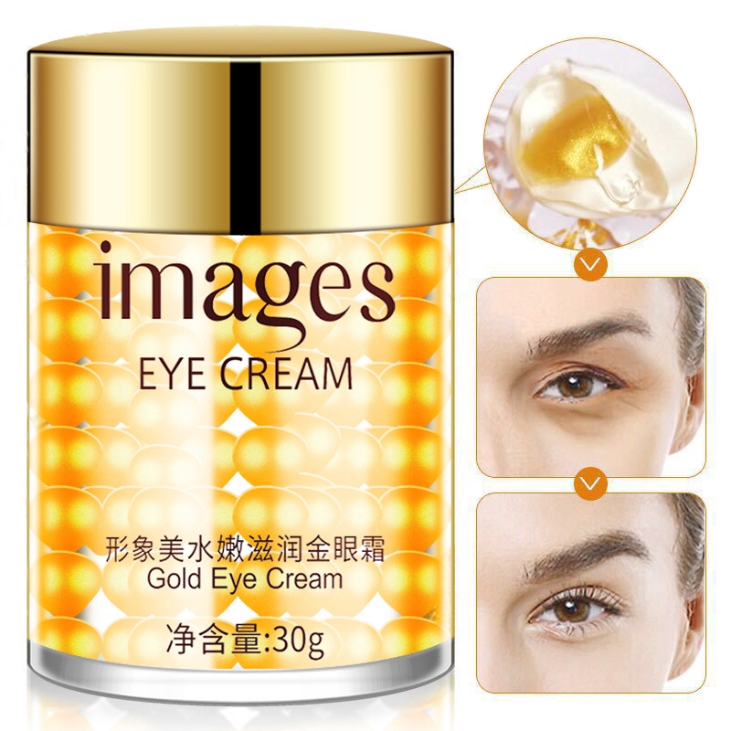 Kem Dưỡng Mắt Images Chiết Xuất Vàng Collagen Dạng Gel Giữ Ẩm Chống Bọng Mắt/Nếp Nhăn Xóa Quầng Thâm 30ml