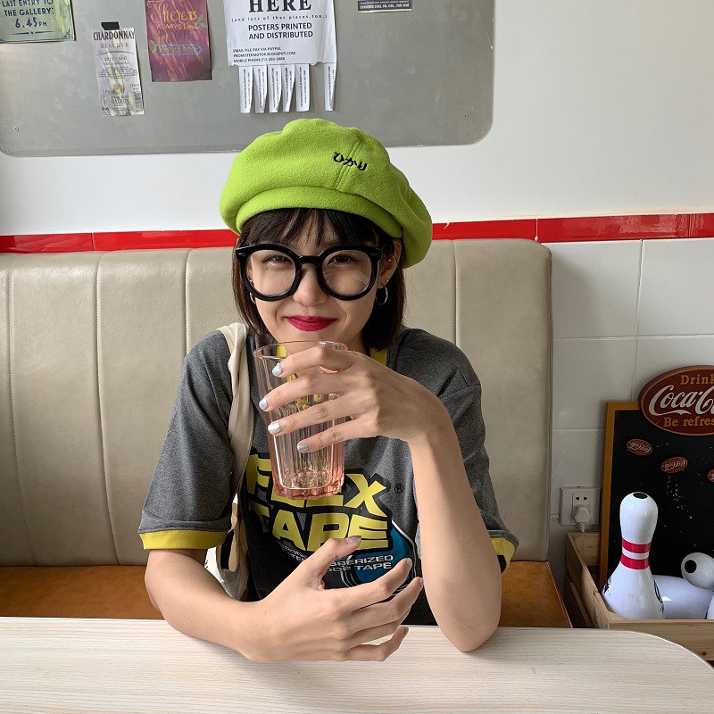 Nón beret phong cách Hàn Quốc thời trang cho nữ