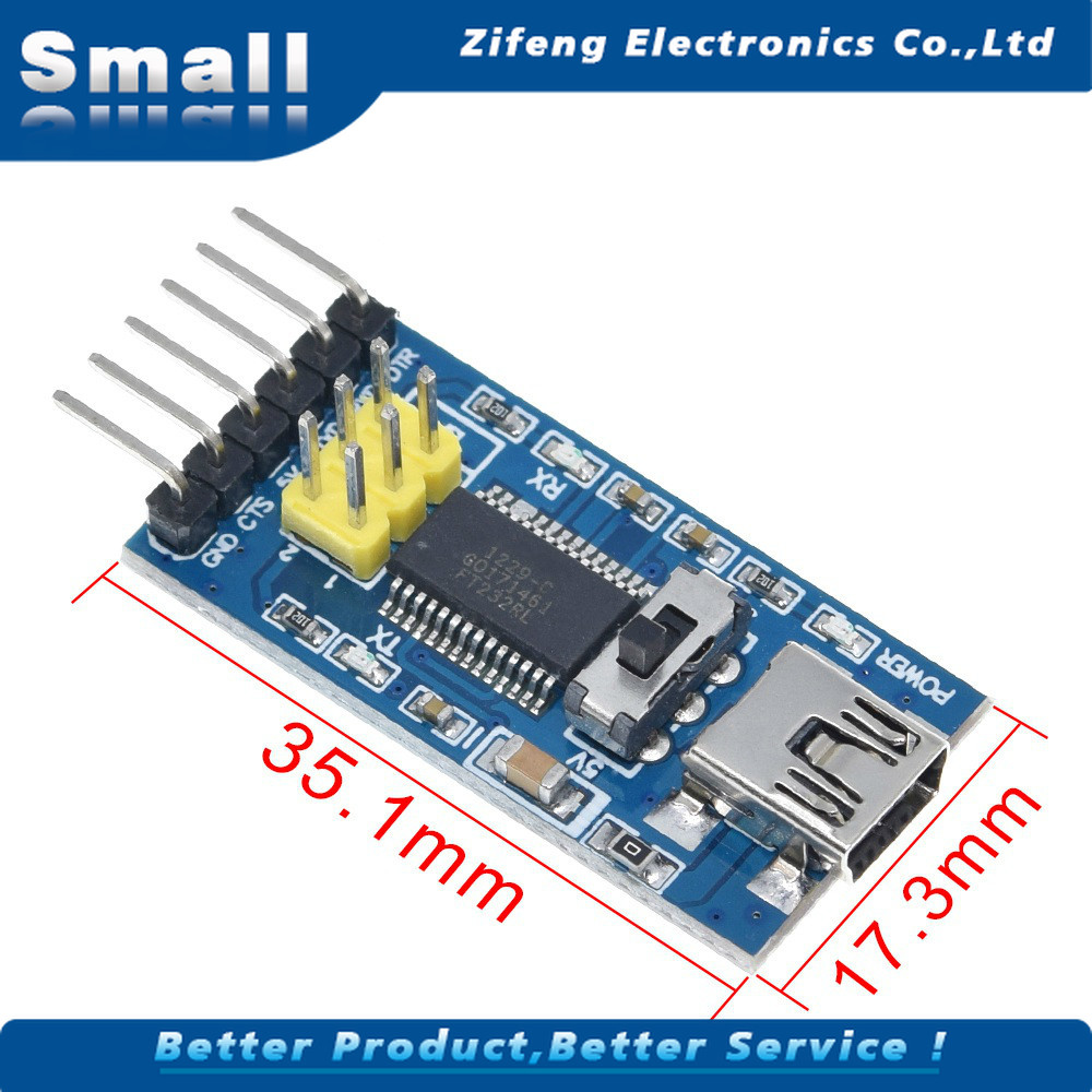 Mô Đun Chuyển Đổi Arduino Ftdi Ft232Rl Usb Sang Ttl Ic Cho Arduino 3.3v 5v Ft232