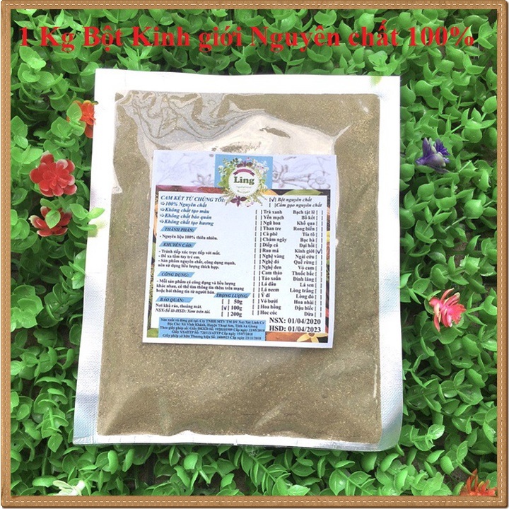 [Sỉ-Rẻ] Bột Kinh giới 1 Ký sấy lạnh nguyên chất thiên nhiên 100% có giấy VSATTP và ĐKKD dùng đa công dụng [Lẻ-Sỉ]