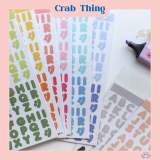 Sticker bảng chữ cái - Alphabet Sticker