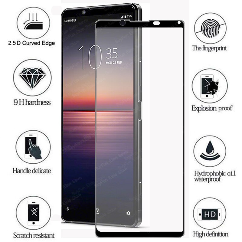 Kính cường lực bảo vệ toàn màn hình cho Sony Xperia 1 Ii