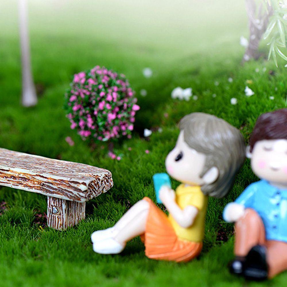 Mô Hình Ghế Dài Bằng Gỗ Dùng Trang Trí Tiểu Cảnh