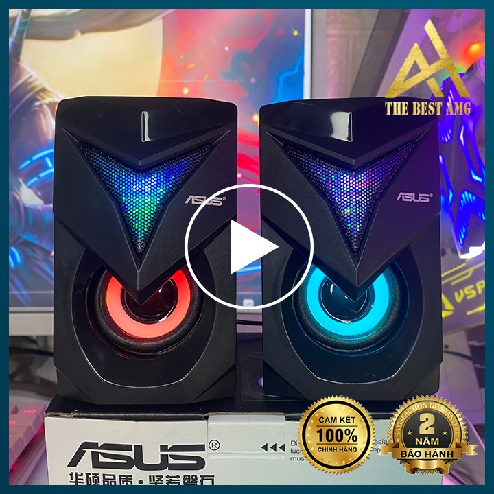 Loa Máy Tính Để Bàn Mini Leg Rgb 2.0 ASUS AS629 Loa Nghe Nhạc Vi Tính Laptop PC Gaming Có Dây