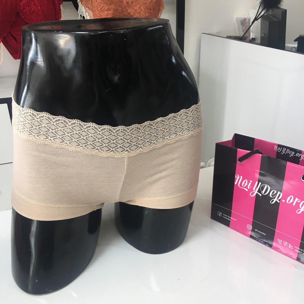 Quần lót cotton Boxer đai ren Nội Y Đẹp