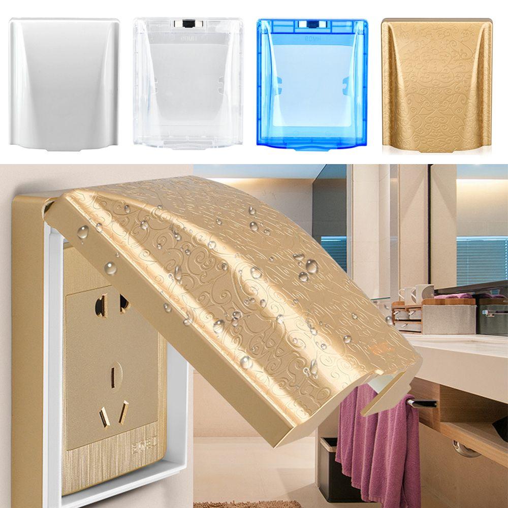 SUYO Hộp Trong Suốt Bảo Vệ Ổ Cắm Điện 86 Kiểu Chống Thấm Nước Tiện