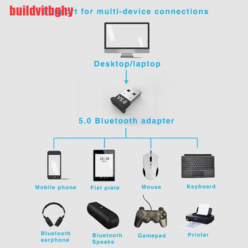 (Mua-Code) Usb Bluetooth 5.0 Dongle Adapter 5.0