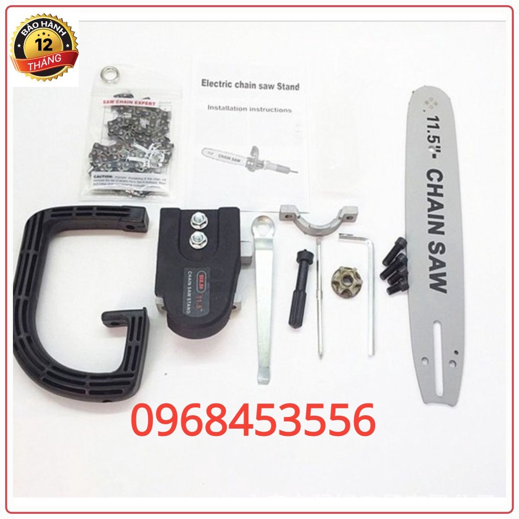 Bộ chuyển đổi máy mài góc thành máy cưa xích cầm tay