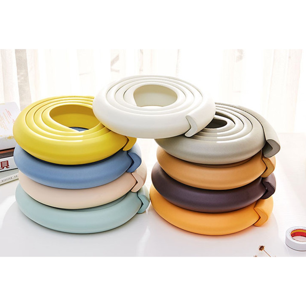 Xốp bọc cạnh bàn, góc bàn giữ an toàn cho bé Bọc cạnh dài 2m cao su NBR mềm mại - MyNa Mart