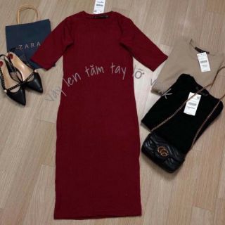 Váy len tăm body tay lỡ
