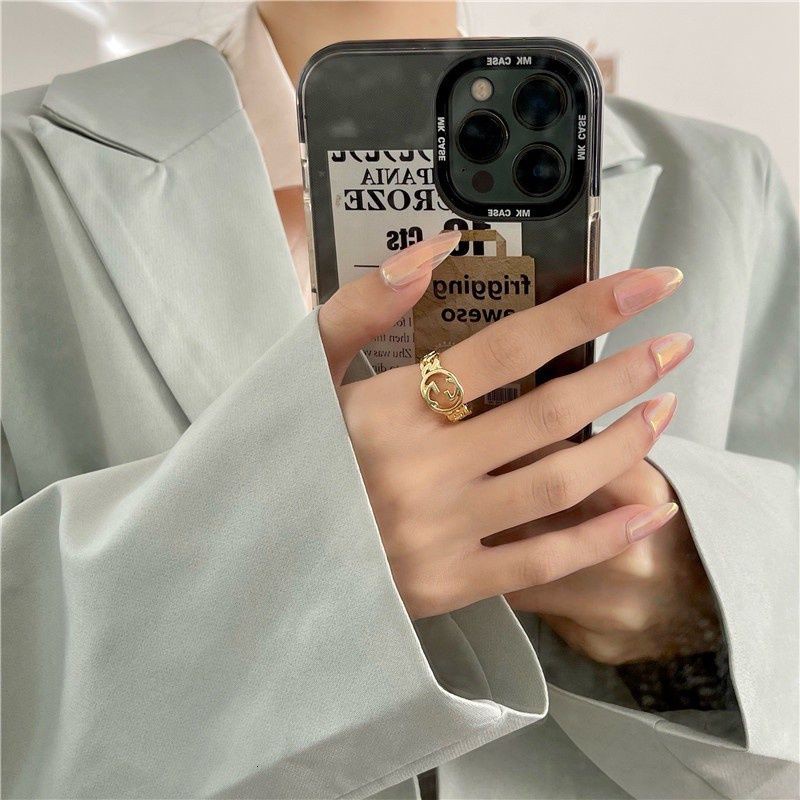 Nhẫn Hở Khắc Chữ Phong Cách Hip Hop Thời Trang Cá Tính