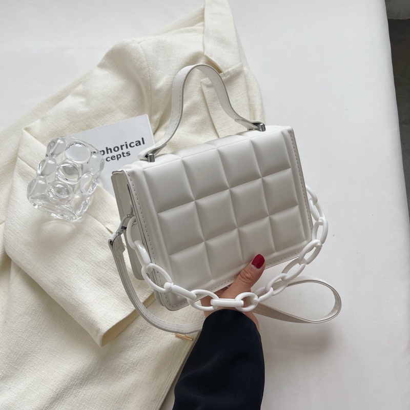 Túi Đeo Chéo Hình Vuông Nhỏ Nhắn Phối Màu Tương Phản Thời Trang Cho Nữ NB00111 2022